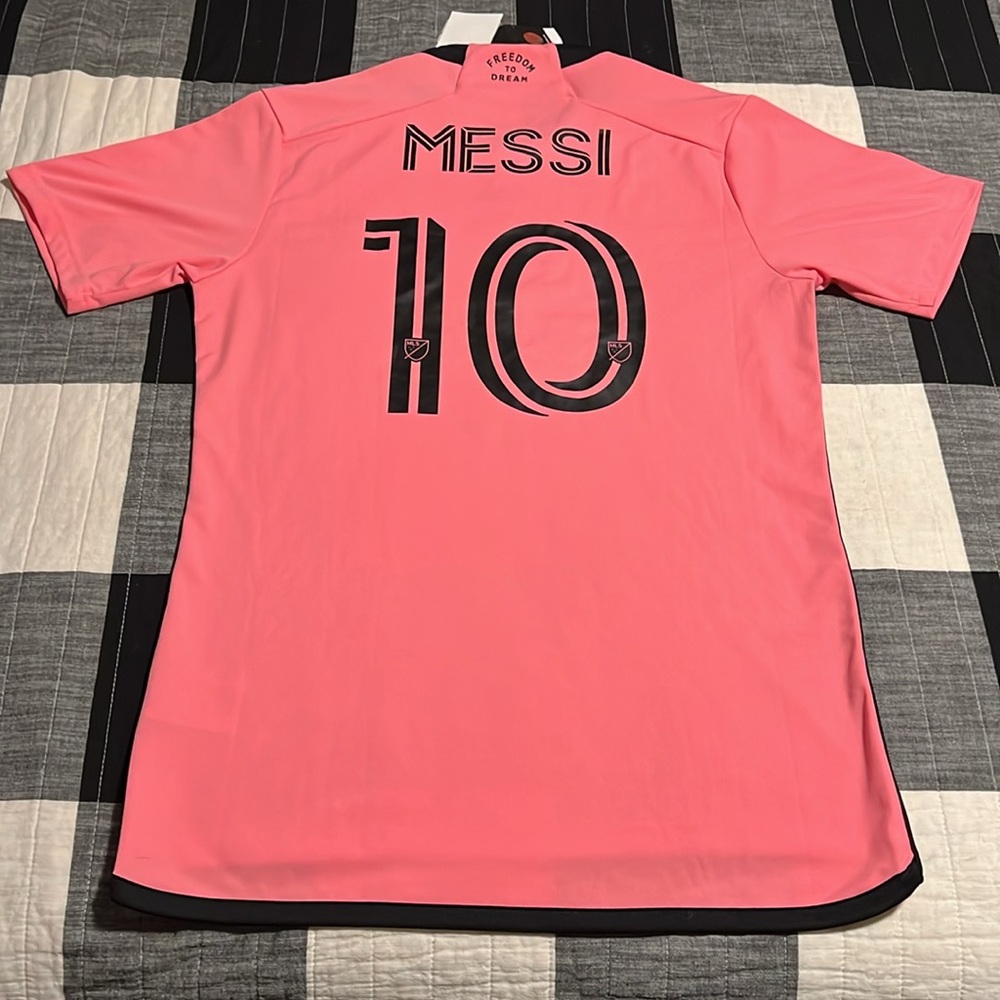 Inter Miami #10 Lionel Messi 2024/25 MLS Adidas Home Jersey